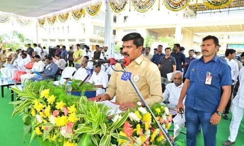 Prashant Reddy states that Telangana State has been developing rapidly since its formation in Nizamabad.