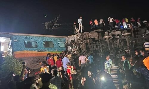 Rail collision in Odisha claims 50 lives.