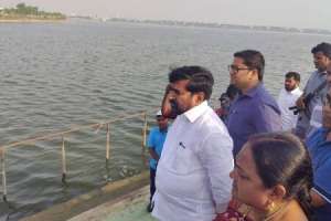 Saddula Pond in Suryapet to receive a mini cruise boat and fiber jet.