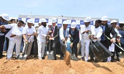 SGD Corning Technologies Private Limited conducts groundbreaking ceremony in Mahabubnagar