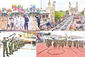 Suraksha Dinotsavam celebrated by police on TS Formation Day fete