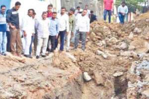 The pace of GHMC monsoon works in Tolichowki, Hyderabad increases.