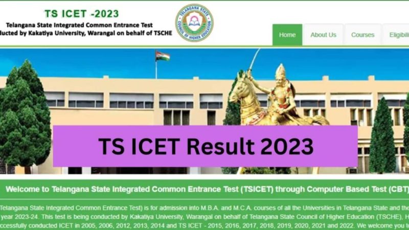 TSICET-2023 | Telangana ICET Results Tomorrow..!