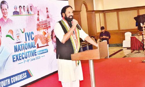 Uttam accuses KCR and Modi administrations of betraying unemployed youth and destroying their futures.