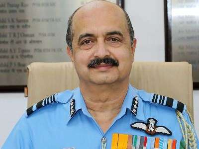 Air Chief addresses officers at the 47th HACC in Secunderabad