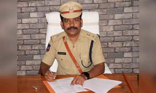 Bhupalpally Welcomes Karunakar as New SP