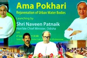 CM Naveen Patnaik inaugurates ‘Ama Pokhari’ initiative to revive water bodies