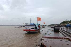 Danger level reached by Godavari river in Bhadrachalam