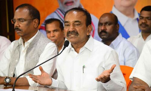 Eatala accuses KCR of lying in the Assembly