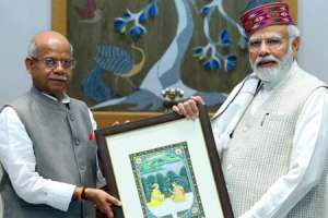 Himachal Governor meets with PM Modi, briefs him on rain-induced losses