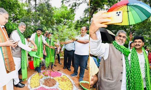 Kailash Satyarthi, Nobel Peace Prize Winner, Joins “Green India Challenge”