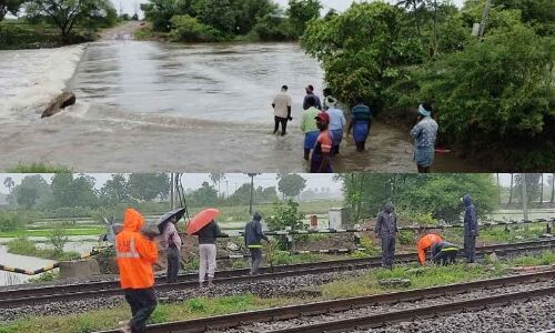 Karimnagar grinds to a halt as heavy rains disrupt daily routines