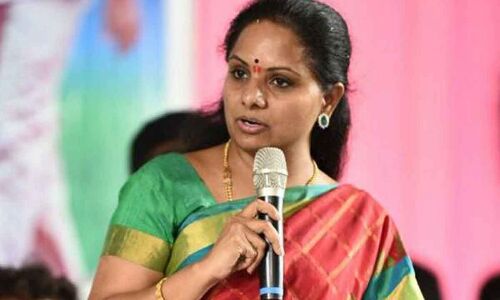 Kavitha assesses relief operations