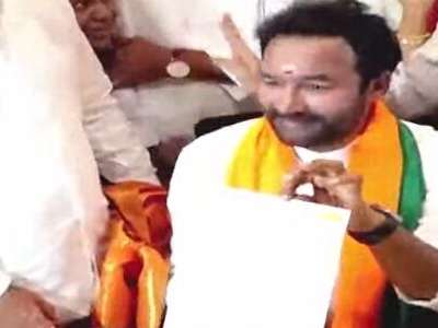Kishan Reddy Sworn in as BJP Telangana President in Hyderabad