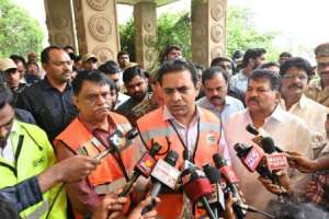 KTR Protected by Police as Public Raises Inquiries about Projects