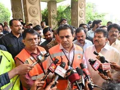 KTR Protected by Police as Public Raises Inquiries about Projects