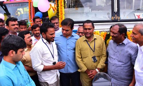 KTR Shares the Story of Dalit Bandhu Beneficiaries with Driver turned Owner