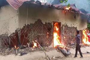 Manipur Sexual Assault Suspect’s House Engulfed in Flames Following Arrest