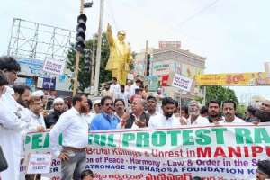 Massive peace rally organized in Manipur
