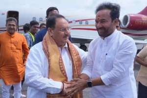 Meeting of 11 state presidents commences in Hyderabad, led by JP Nadda