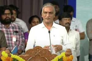 Minister Harish Rao announces highest salary hikes for Telangana residents