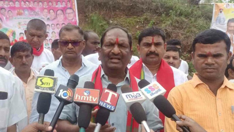 Minister Koppula Eshwar urges farmers to forgive Revanth Reddy, protests ensue: Minister Koppula