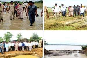 Minister Satyavati Rathore conducts inspection of areas impacted by floods