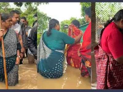 MLA Seethakka appeals to State and Central governments for assistance in flood-affected Mulugu