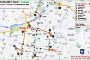 Muharram Procession Prompts Police to Issue Traffic Advisory