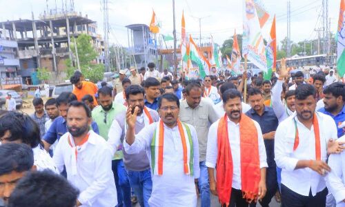 Revanth accuses KCR government of failure in flood relief operations