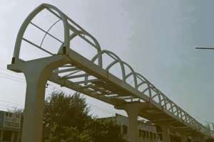 Work on the Medhipatnam Sky Walk has Quickened.