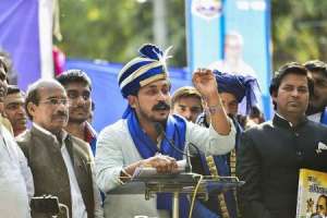 Supporters of Bhim Army rally against assault on Chandrashekhar