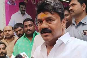 Talasani Srinivas Yadav provides a statement regarding oracle Jogini Swarnalata.