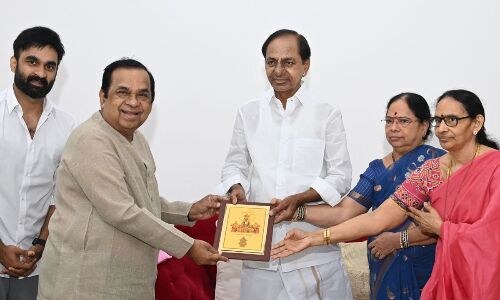 Telugu Film Actor Holds Meeting with KCR at Pragati Bhavan