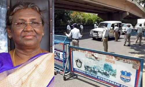 Traffic restrictions imposed as India’s President Droupadi Murmu plans visit to Hyderabad on Tuesday