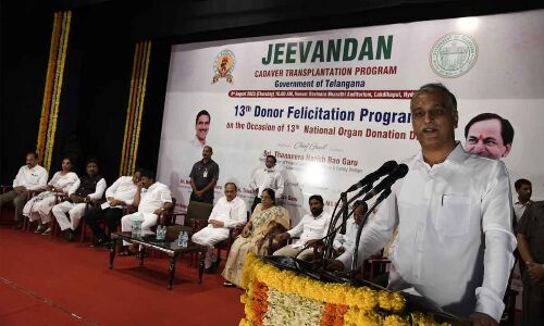 105 Families in Telangana Recognized by Government for Life-Saving Organ Donations