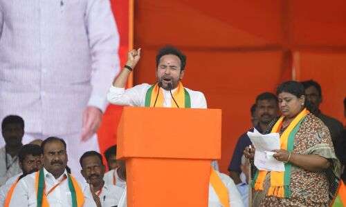 BJP Chief Kishan Reddy accuses BRS of implementing policies against farmers