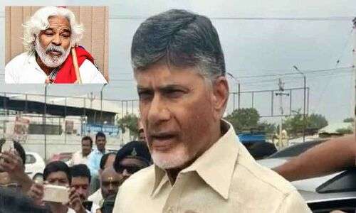 Chandrababu Naidu Pays a Visit to Gaddar’s Residence in Hyderabad, Praises His Fearlessness