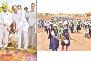 Chief Minister KCR to inaugurate initiative of planting 100 million saplings tomorrow