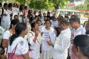 Congress supports ANMs’ protest in Warangal for regularisation