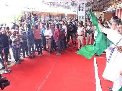 Flagging off of Bhubaneswar Rajdhani Tejas Express