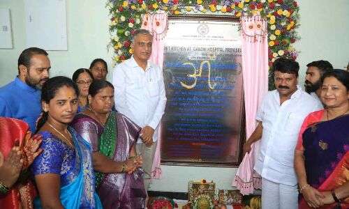 Gandhi Inaugurates Mother and Child Hospital in Hyderabad