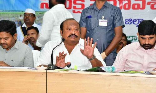 Gangula urges officials to prepare precise rain loss report