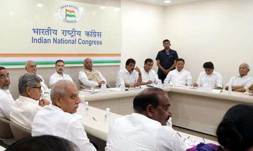 Haryana leaders hold meeting with Kharge to deliberate on Lok Sabha election strategies