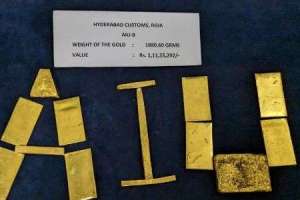 Hyderabad Customs confiscates gold weighing 3.74 kg valued at Rs2.29 cr