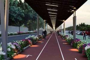 Hyderabad Cycling Track Inspected by Arvind Kumar