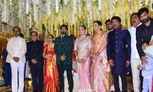 Hyderabad witnesses KCR’s presence at popular comedian Son’s wedding