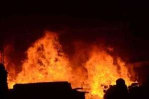 Kastuba school in Mulugu engulfed in a massive fire