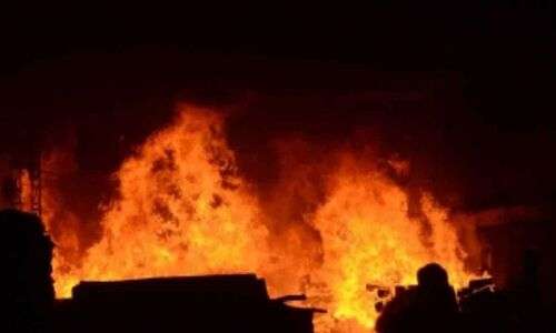 Kastuba school in Mulugu engulfed in a massive fire