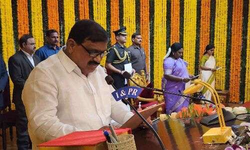 KCR Cabinet Welcomes Patnam as New Inductee